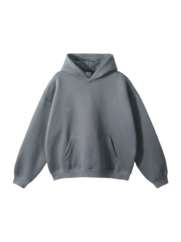 Oversize Fleeced Hoodie #R00286 | TAPSTITCH